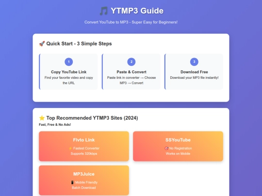 ytmp3guide/new screenshot