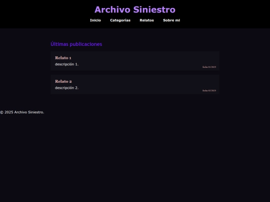 index screenshot