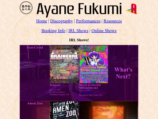 online screenshot