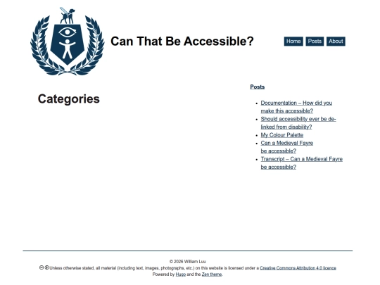 categories screenshot