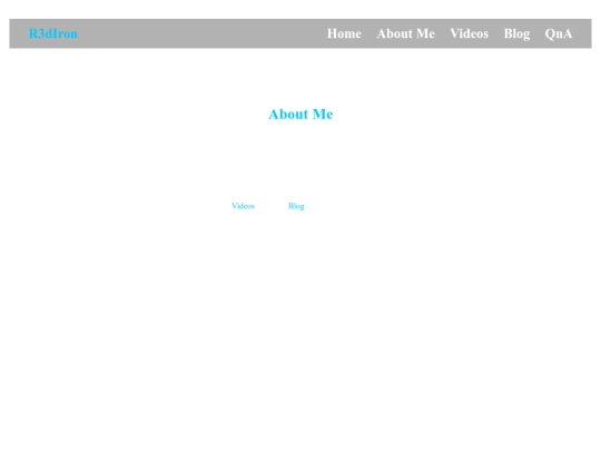 Aboutme screenshot