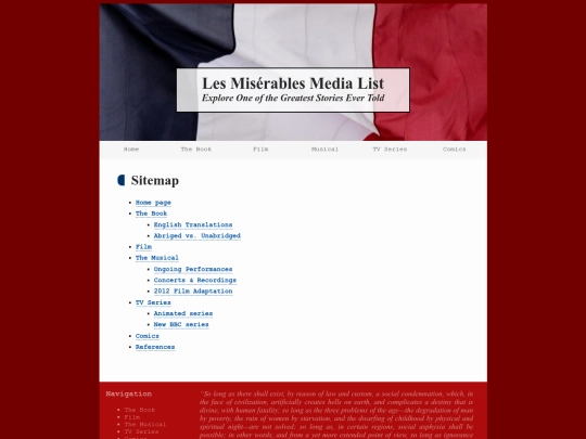 sitemap screenshot