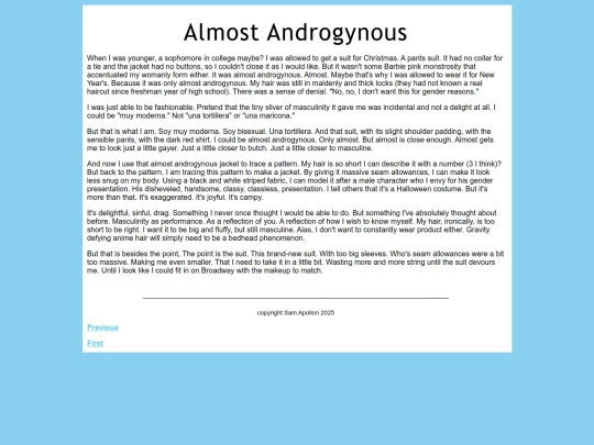 AlmostAndrogynous screenshot