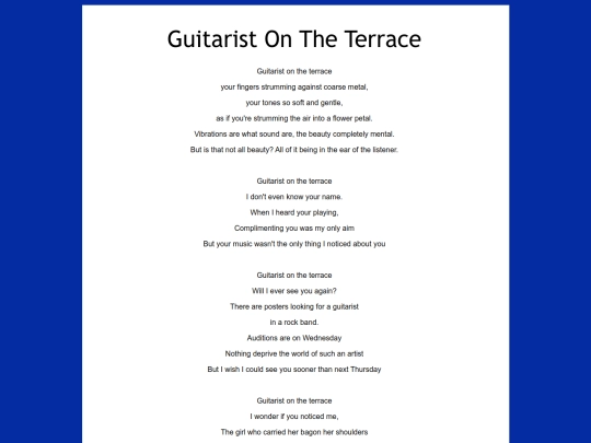 GuitaristontheTerrace screenshot