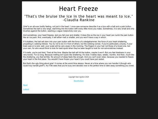 HeartFreeze screenshot