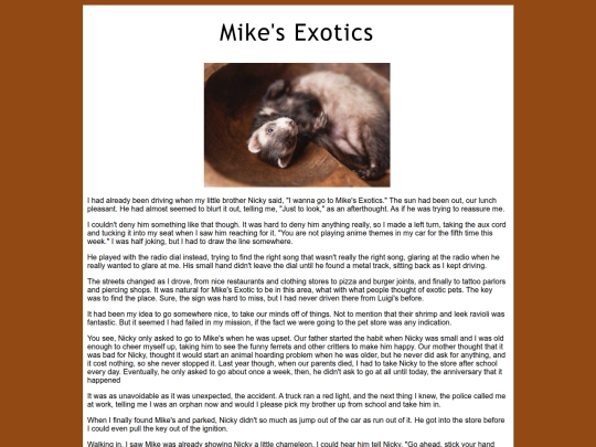 MikesExotics screenshot