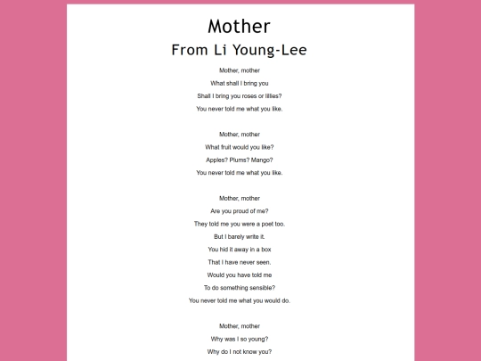 Mother screenshot