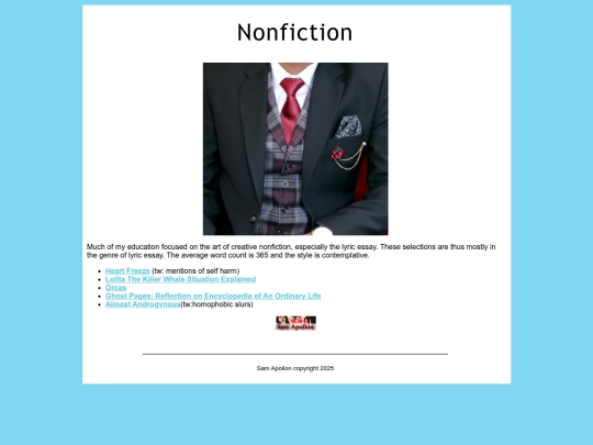 Nonfiction screenshot