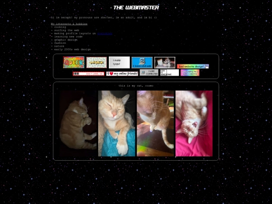 webmaster screenshot