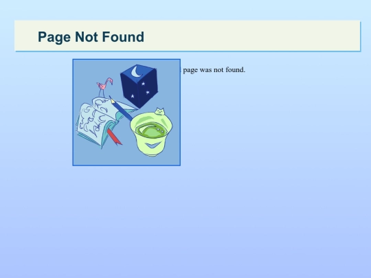 not_found screenshot