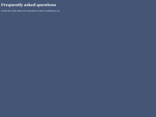 faq screenshot