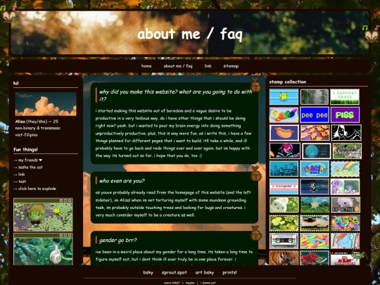 aboutme screenshot