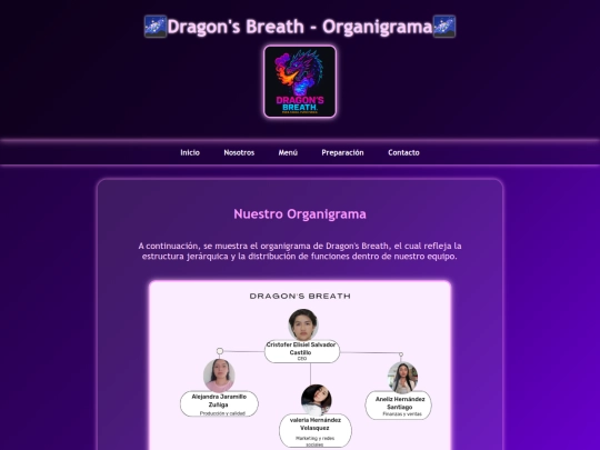 organigrama screenshot