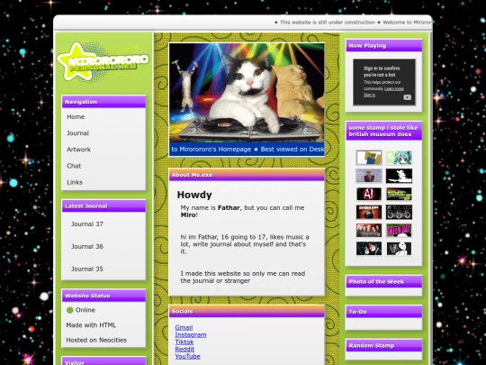 homepage screenshot
