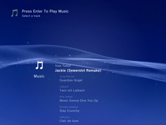 music player/nups3/newerps3 screenshot
