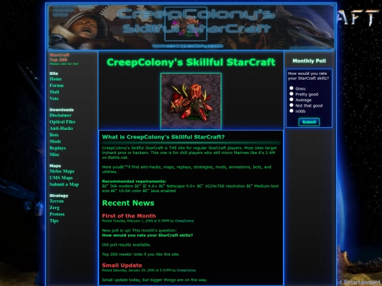 sonic/starcraft/creepcolony screenshot