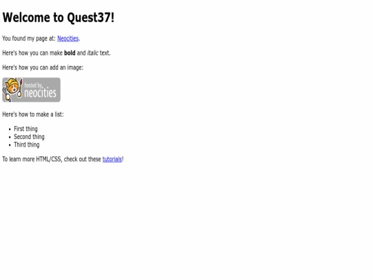 index screenshot