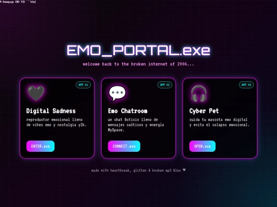 emopage screenshot