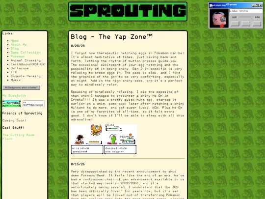blog screenshot