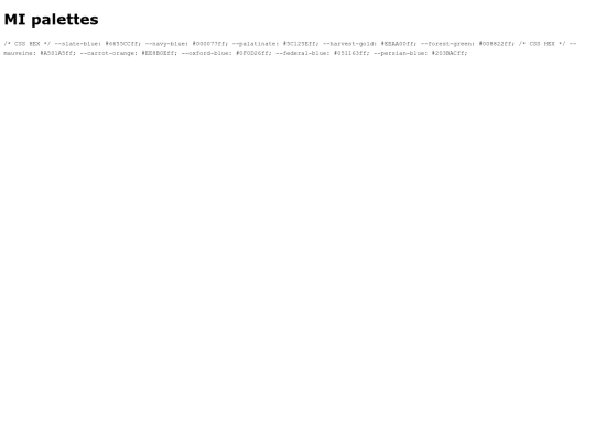 palettes screenshot