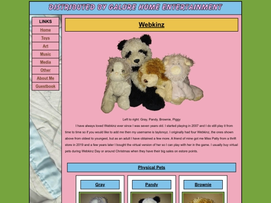 toys/webkinz screenshot