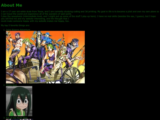 AboutMe screenshot