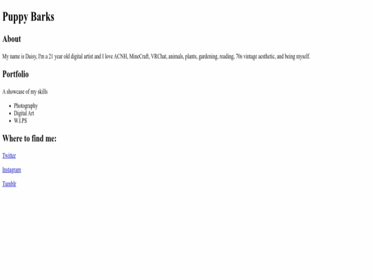 index screenshot