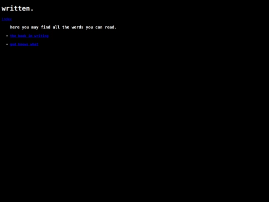 written screenshot