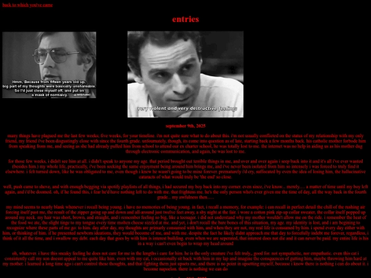 entries screenshot