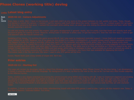 phaseclones screenshot