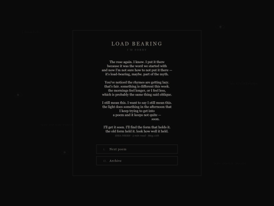 iii-load-bearing screenshot