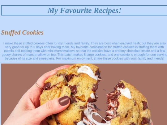 recipes screenshot