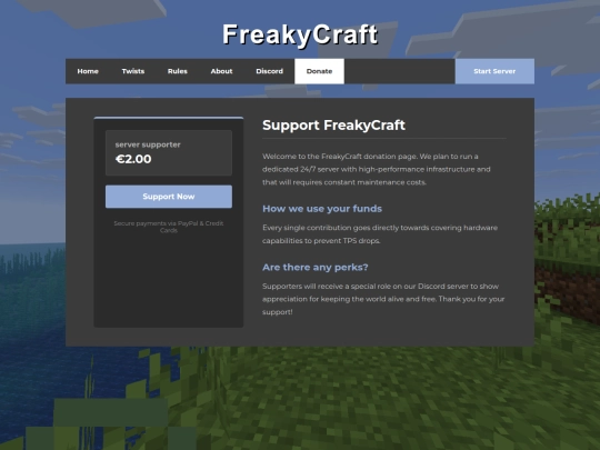donate screenshot