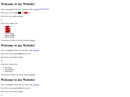 test screenshot
