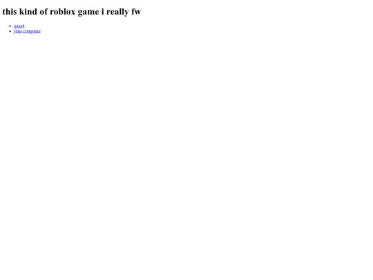thisonegenreofrobloxgame screenshot