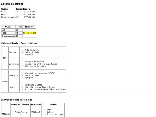 tablas screenshot