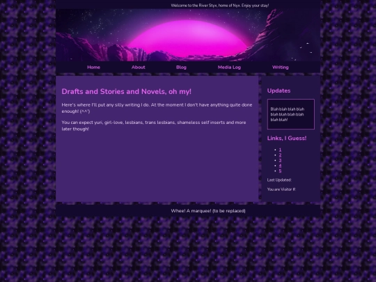 writing screenshot