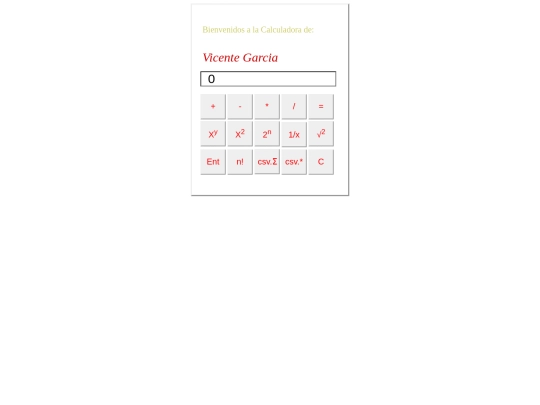calculadora screenshot