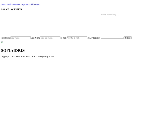 contact screenshot