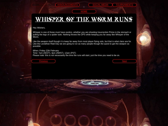 announcements/2122019 screenshot