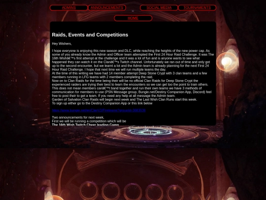 announcements/422019 screenshot