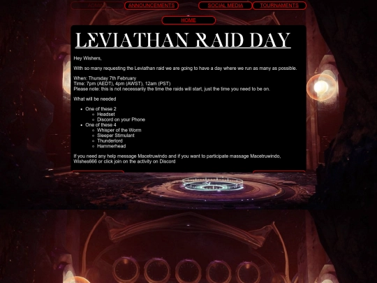 announcements/722019 screenshot