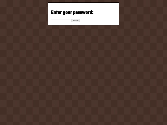 Password screenshot