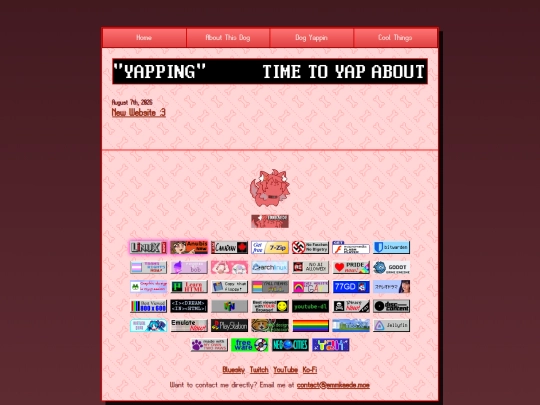 blog/category/yapping screenshot