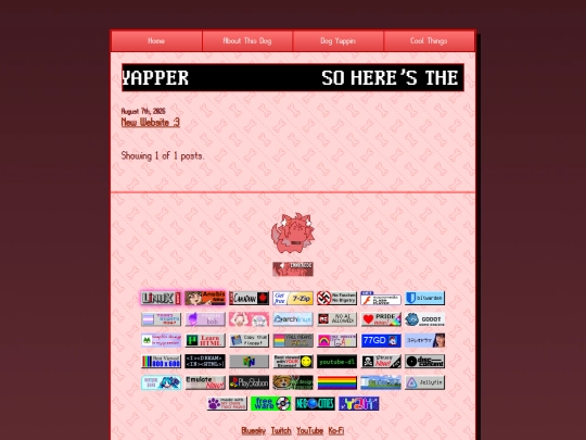 blog screenshot