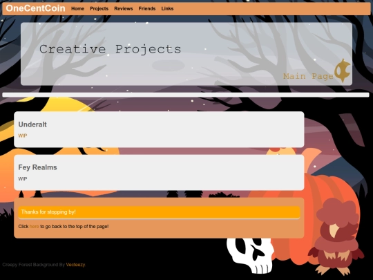 projects screenshot