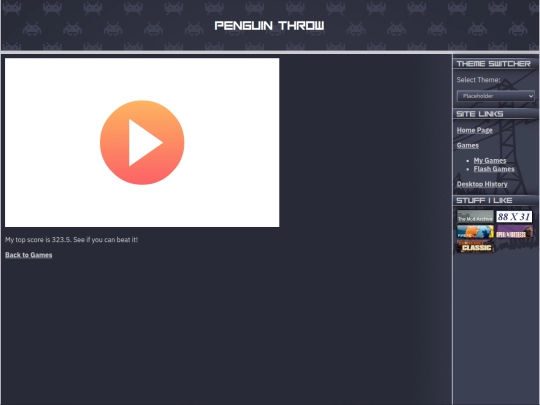 games/penguin screenshot