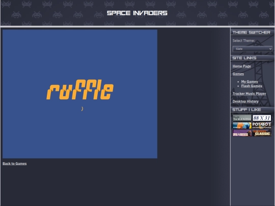 games/spaceinvaders screenshot