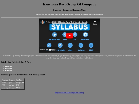KD Groups Of Company screenshot