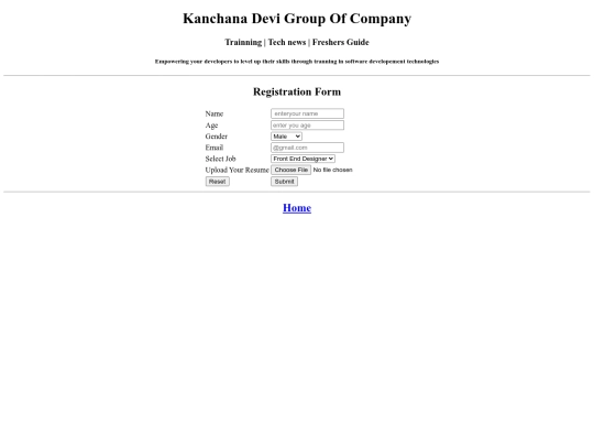KD Groups Of Company/register screenshot